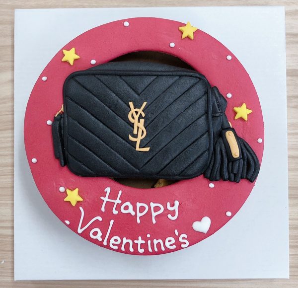 2020情人節蛋糕推薦，YSL名牌包客製化造型生日蛋糕