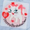台北迪士尼客製化蛋糕推薦，超級可愛瑪麗貓生日蛋糕
