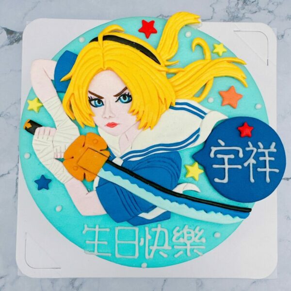 台北客製化生日蛋糕推薦，傳說對決之刀鋒寶貝造型蛋糕