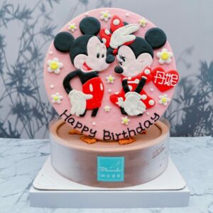 迪士尼造型客製化宅配蛋糕推薦，米奇米妮造型生日蛋糕