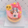 鬼滅之刃上弦之三猗窝座生日蛋糕，日本最紅的動漫卡通造型客製化蛋糕