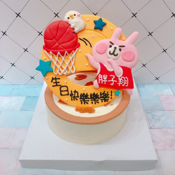卡娜赫拉造型蛋糕推薦，粉紅兔兔生日蛋糕宅配