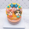 超可愛小橘貓造型蛋糕，客製化寵物生日蛋糕宅配