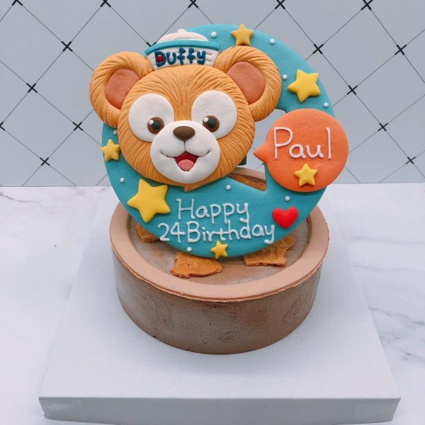 台北達菲熊生日蛋糕推薦，Duffy造型蛋糕宅配訂購