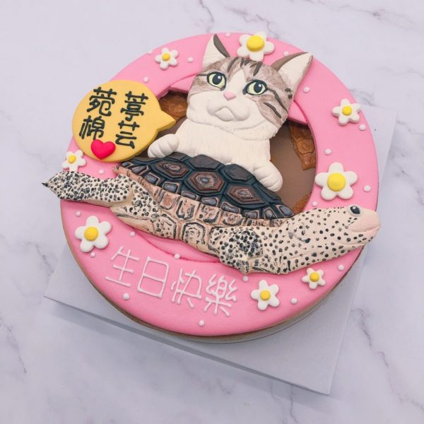 貓咪造型蛋糕推薦，烏龜生日蛋糕宅配訂購