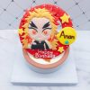 鬼滅之刃九大柱之炎柱煉獄杏壽郎生日蛋糕，日本最紅的動漫卡通造型客製化蛋糕