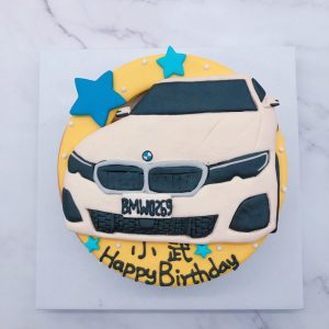 BMW車子生日蛋糕，寶馬汽車客製化造型宅配