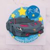 藍寶堅尼神牛車子生日蛋糕，Lamborghini汽車造型蛋糕宅配