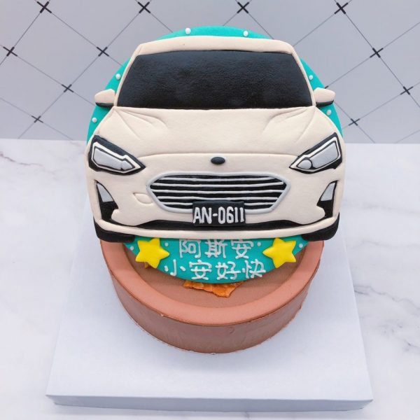 ford車子生日蛋糕，福特汽車造型蛋糕宅配