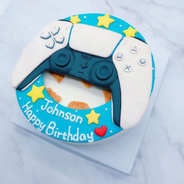 PS5搖桿造型蛋糕推薦，DualSense遊戲手把生日蛋糕宅配