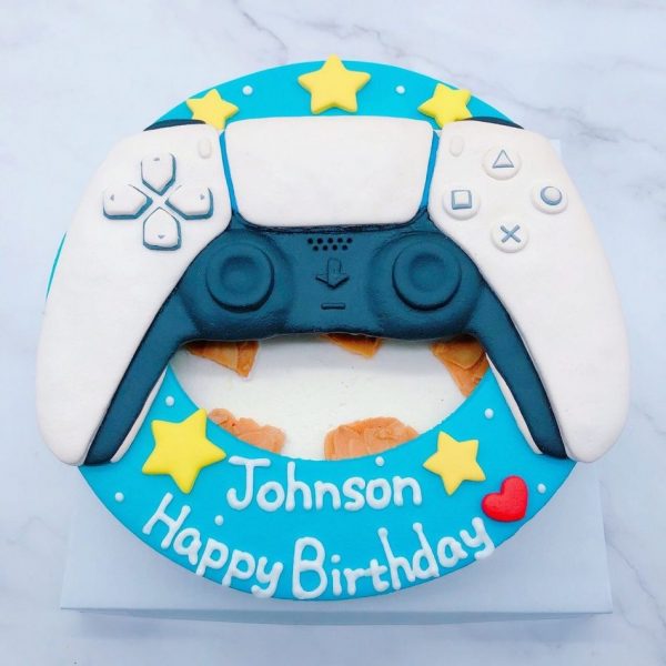 PS5搖桿造型蛋糕推薦，DualSense遊戲手把生日蛋糕宅配