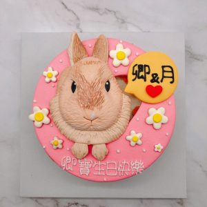 台北兔子造型蛋糕推薦，兔子生日蛋糕宅配