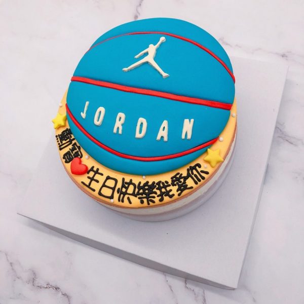 籃球造型蛋糕推薦，JORDAN籃球生日造型蛋糕宅配