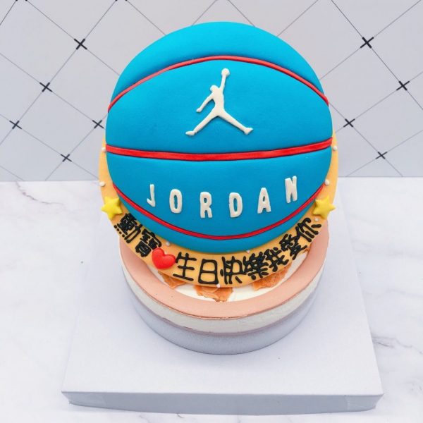 籃球造型蛋糕推薦，JORDAN籃球生日造型蛋糕宅配