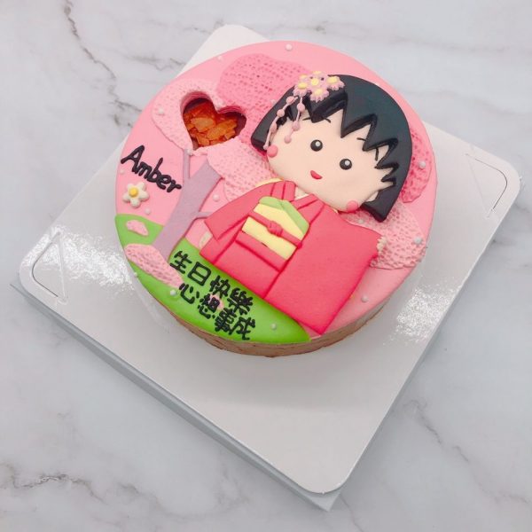 櫻桃小丸子生日蛋糕推薦，卡通造型蛋糕宅配