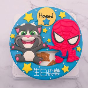 蜘蛛人生日蛋糕推薦，貓咪造型生日蛋糕宅配訂購