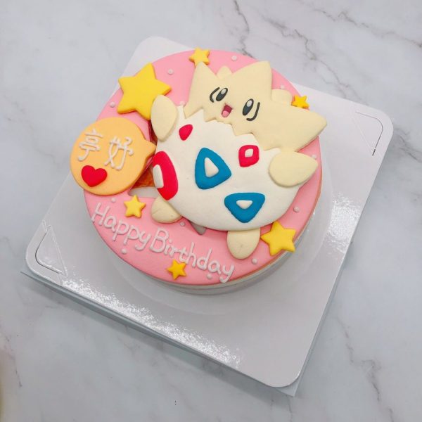 寶可夢波克比造型蛋糕，神奇寶貝卡通生日蛋糕推薦