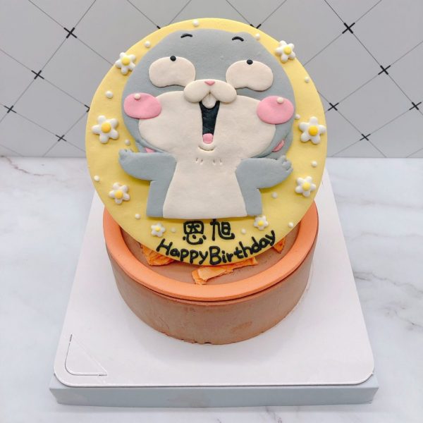 好想兔生日蛋糕手作分享，手工捏製造型蛋糕推薦