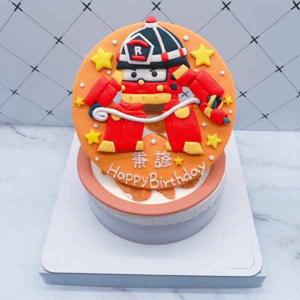救援小英雄造型蛋糕推薦，羅伊生日蛋糕宅配