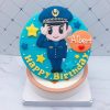 台北警察造型蛋糕宅配，Q版人像生日蛋糕推薦分享