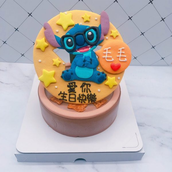 史迪奇造型蛋糕推薦，台北卡通生日蛋糕宅配