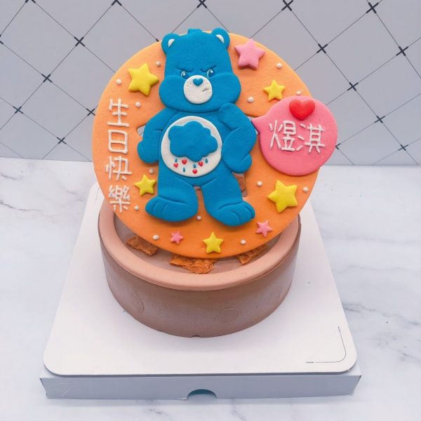愛心熊造型蛋糕推薦，CARE BEARS生日蛋糕宅配