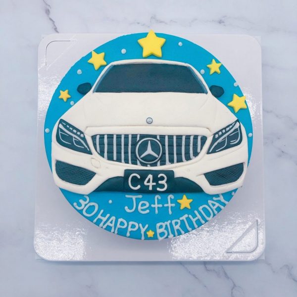 賓士汽車造型蛋糕 ，Mercedes-Benz車子生日蛋糕推薦