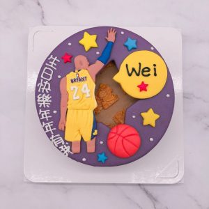 Kobe Bryant造型蛋糕推薦，NBA籃球生日造型蛋糕宅配
