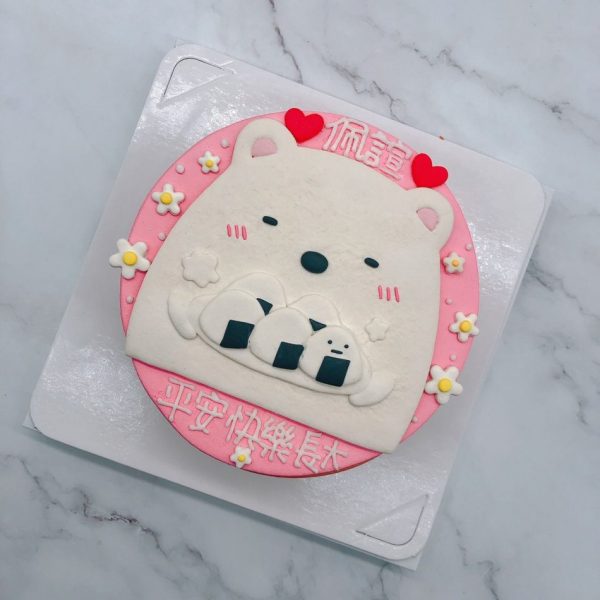 台北角落生物造型蛋糕推薦，白熊生日蛋糕宅配