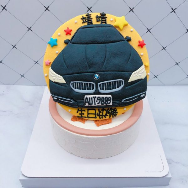 台北BMW車子生日蛋糕，寶馬汽車客製化造型宅配