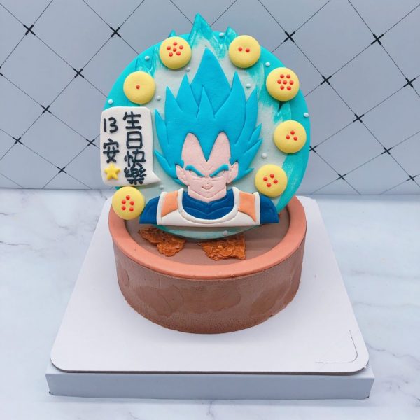 七龍珠生日蛋糕推薦，超藍達爾造型蛋糕宅配