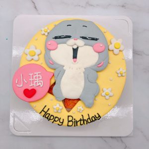 台北好想兔生日蛋糕手作分享，純手工捏製造型蛋糕推薦
