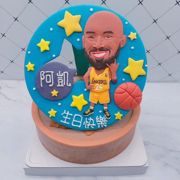 台北Kobe Bryant造型蛋糕推薦，NBA籃球生日造型蛋糕宅配