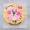 台北卡娜赫拉生日蛋糕，粉紅兔兔造型蛋糕作品分享