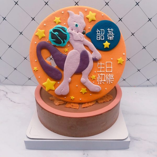 超夢客製化造型蛋糕，寶可夢生日蛋糕推薦