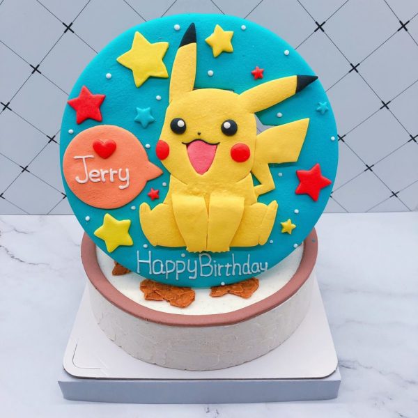 台北皮卡丘造型蛋糕，寶可夢卡通生日蛋糕推薦