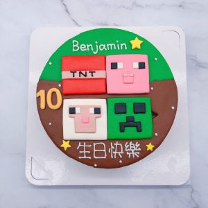 Minecraft手作蛋糕作品分享，我的世界/麥塊造型蛋糕推薦
