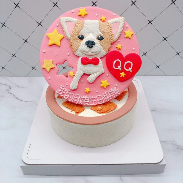 寵物狗造型蛋糕推薦，台北客製化生日蛋糕宅配