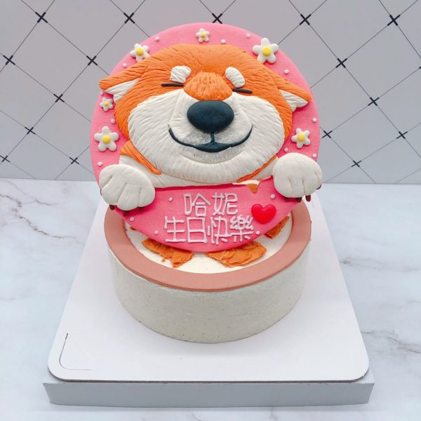 台北柴犬生日蛋糕推薦，寵物造型蛋糕宅配訂購