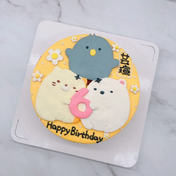 台北角落生物造型蛋糕推薦，小灰雞生日蛋糕宅配