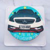 Mercedes-Benz汽車造型蛋糕 ，賓士車子生日蛋糕推薦
