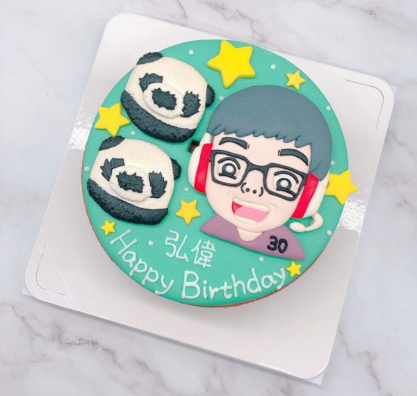 Q版丁特生日蛋糕推薦，台北客製化造型蛋糕推薦