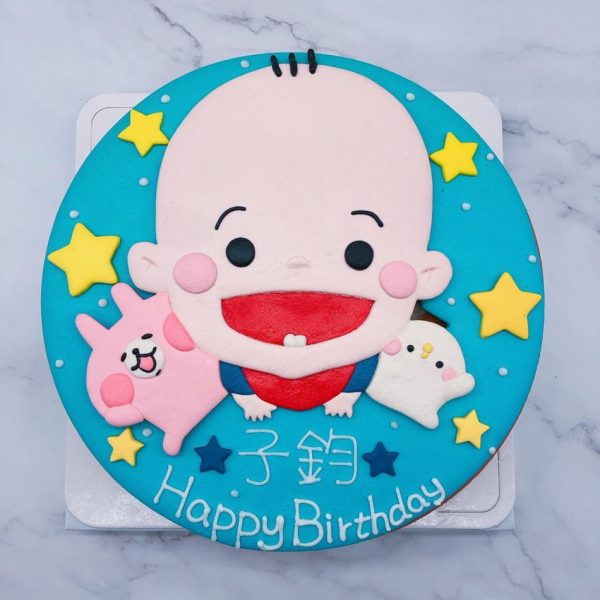 Q版寶寶生日蛋糕推薦，台北客製化造型蛋糕宅配
