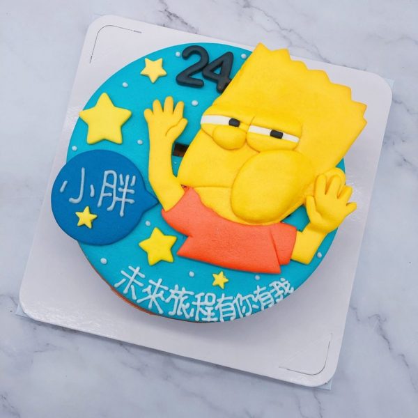 辛普森家庭生日蛋糕推薦，卡通造型蛋糕作品分享
