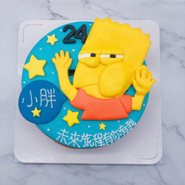 辛普森家庭生日蛋糕推薦，卡通造型蛋糕作品分享
