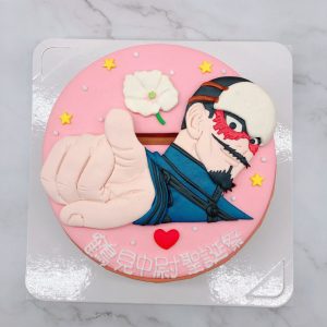 黃金神威生日蛋糕推薦，鶴見中尉造型蛋糕宅配