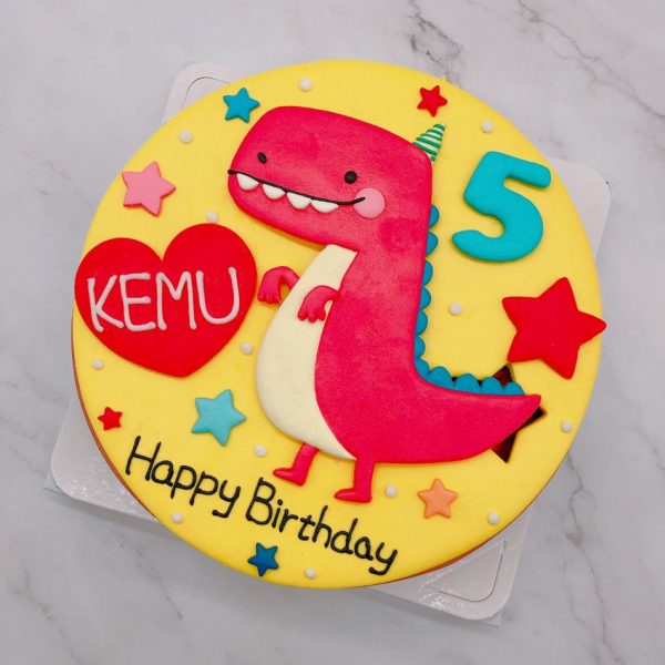 恐龍客製化造型蛋糕推薦，超可愛恐龍生日蛋糕宅配