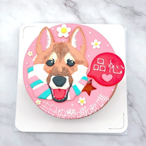 台北寵物造型蛋糕推薦，狗客製化造型蛋糕宅配
