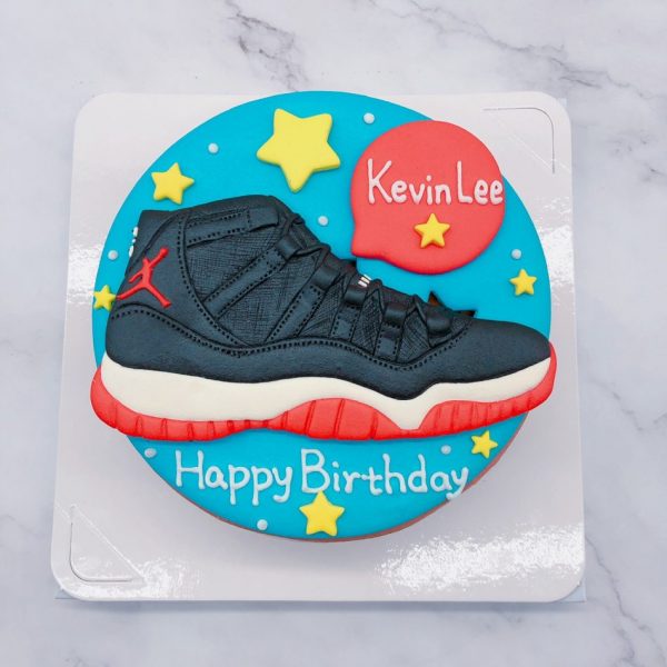 喬丹11代球鞋生日蛋糕推薦，Jordan鞋子客製化造型蛋糕宅配