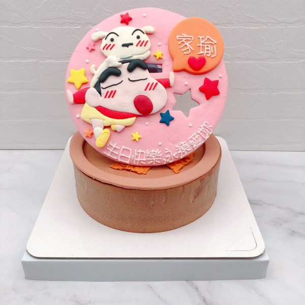 台北蠟筆小新造型蛋糕推薦，卡通生日蛋糕作品分享